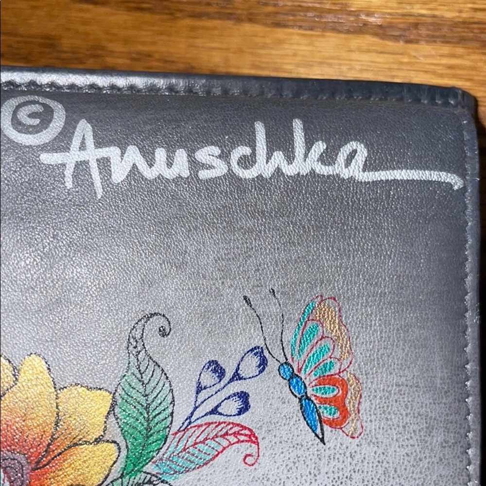 Anuschka Floral Skull Crossbody Bag - Picture 7 of 7